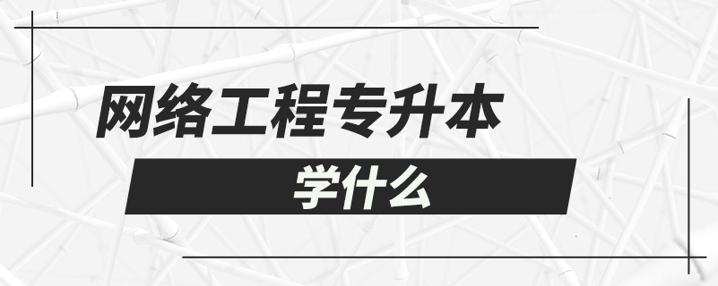 網(wǎng)絡工程專升本學什么