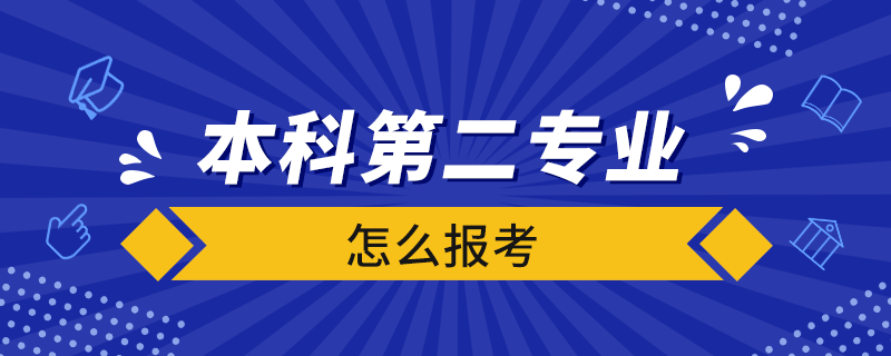 本科第二專業(yè)怎么報考