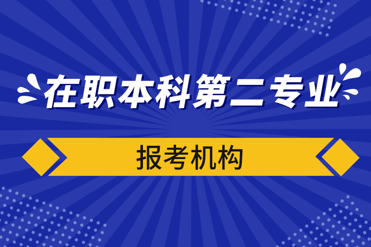 在職本科第二專業(yè)報考機構