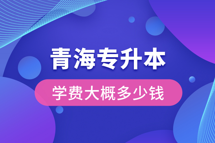 青海專升本學(xué)費(fèi)大概多少錢一年？